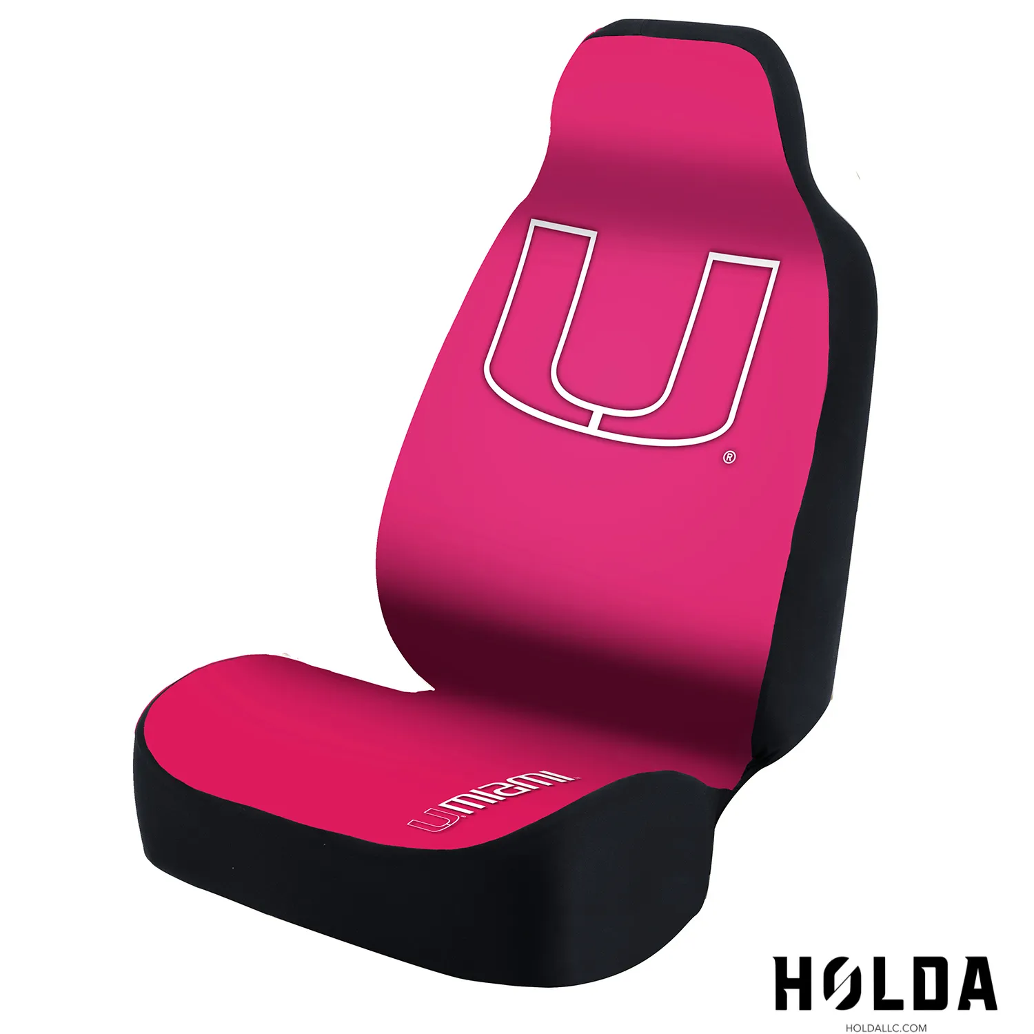 Miami Hurricanes Universal Seat Cover - Premium Ultimate Suede