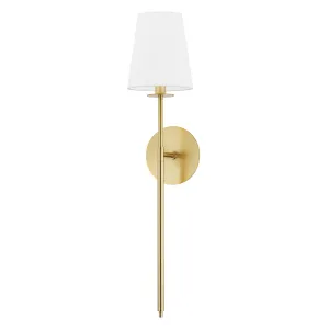 Niagra 28 in. Armed Sconce Gold finish