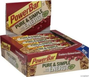 Power Bar Pure and Simple Cranberry Oatmeal Cookies
