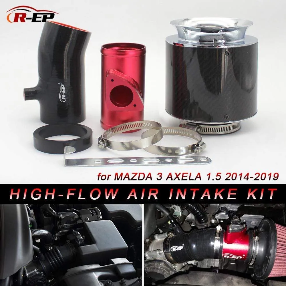 R-EP High Flow Cold Air Intake Pipe for Mazda 3 Axela 1500cc with Air Filter Replacement High Power RP-D002