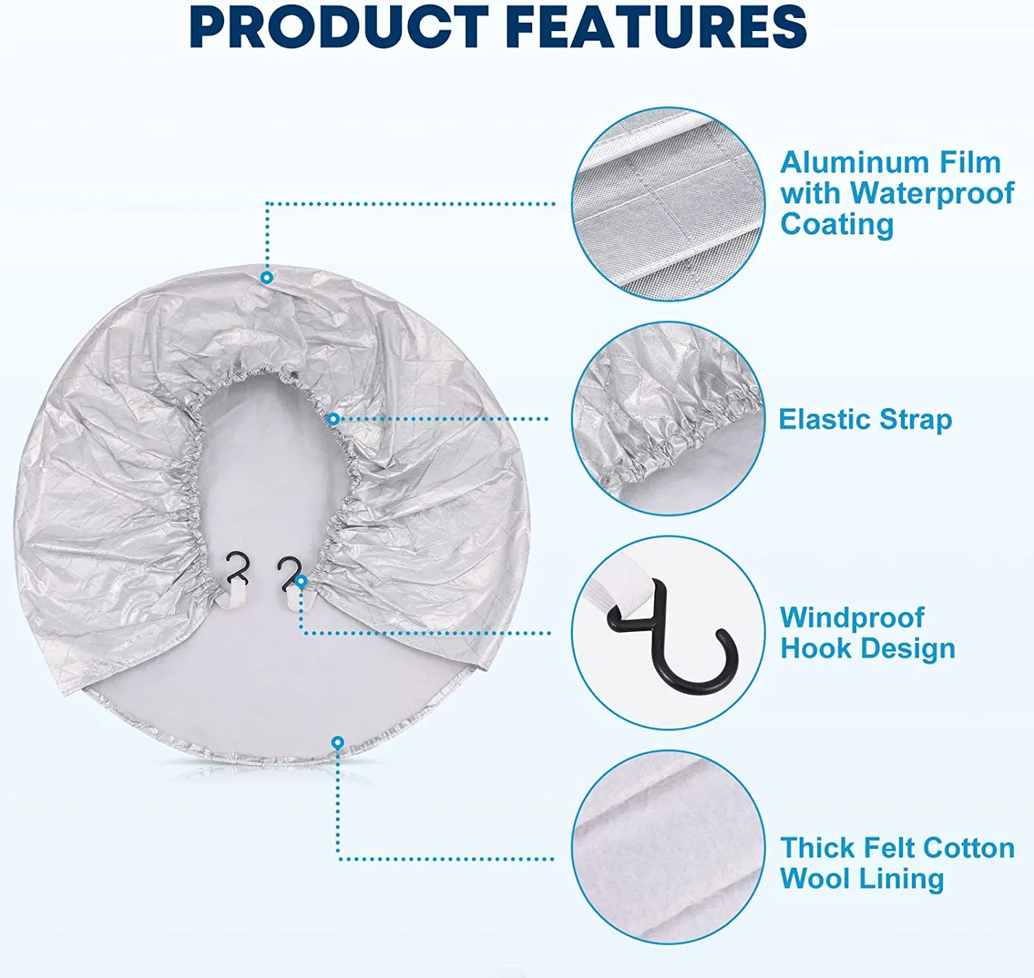 RV Tire Covers Set of 4