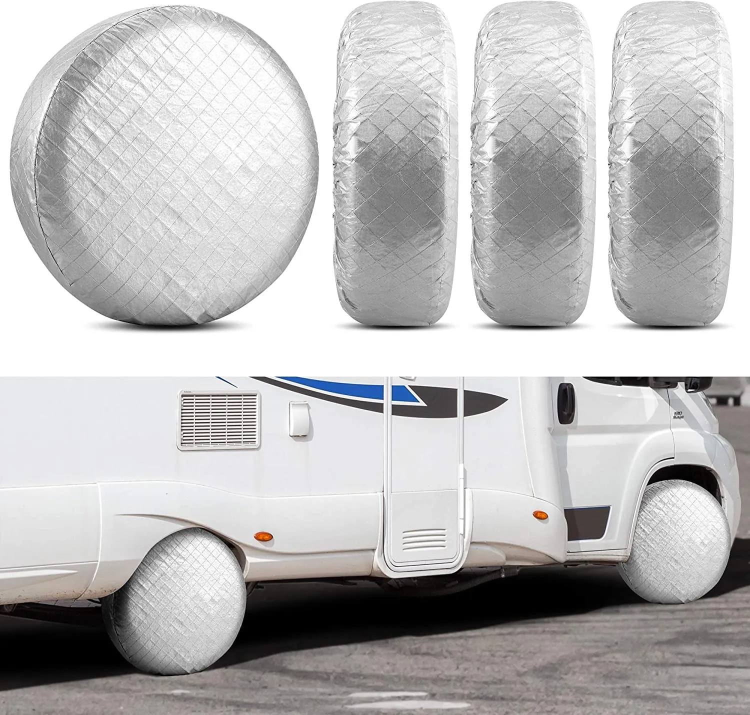 RV Tire Covers Set of 4