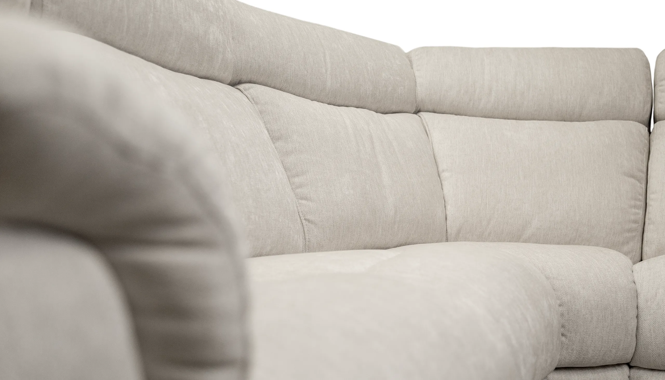 Sienna 2 Seater Power Recliner Sofa with Power Headrests in Fabric