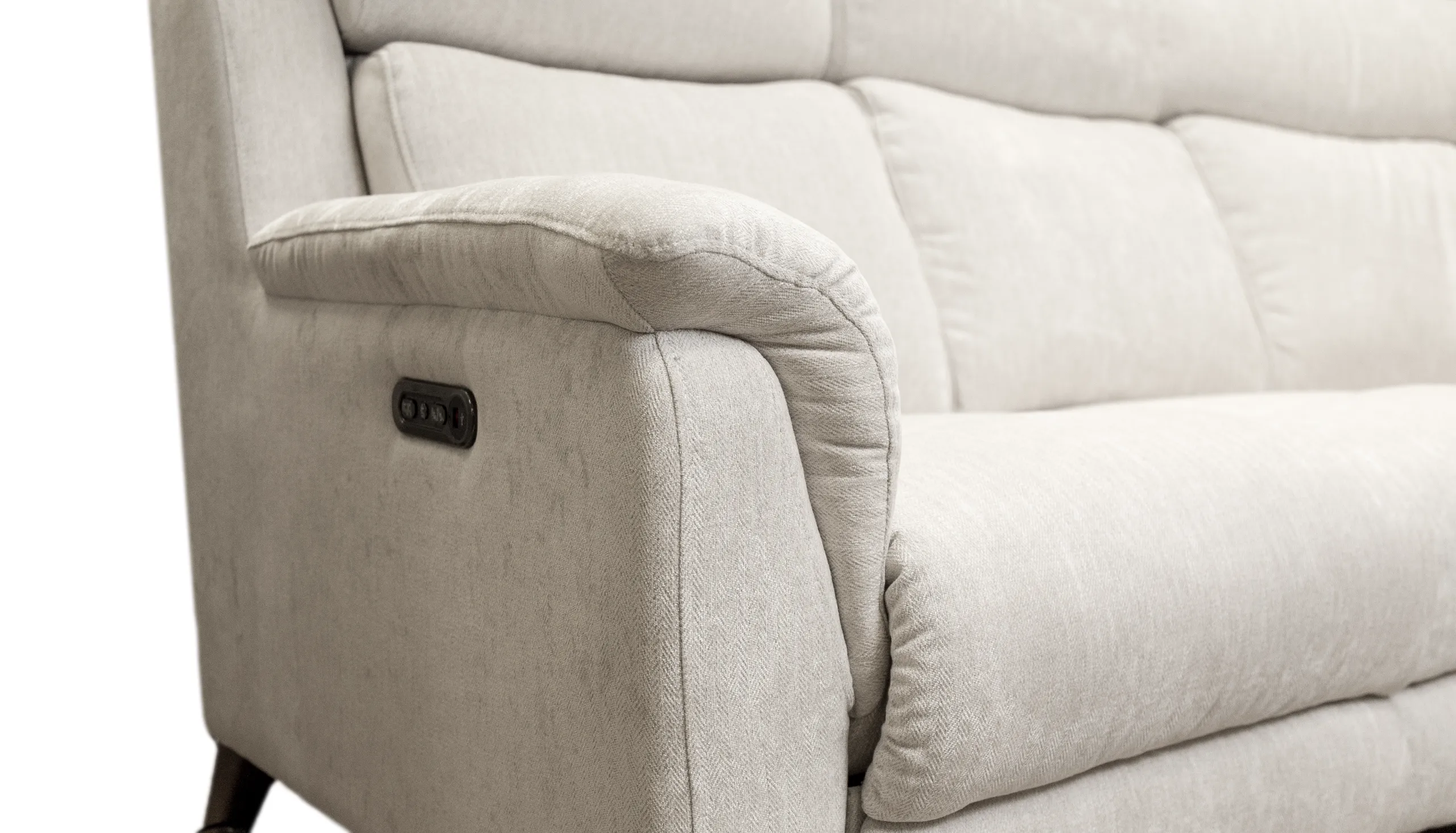Sienna 2 Seater Power Recliner Sofa with Power Headrests in Fabric