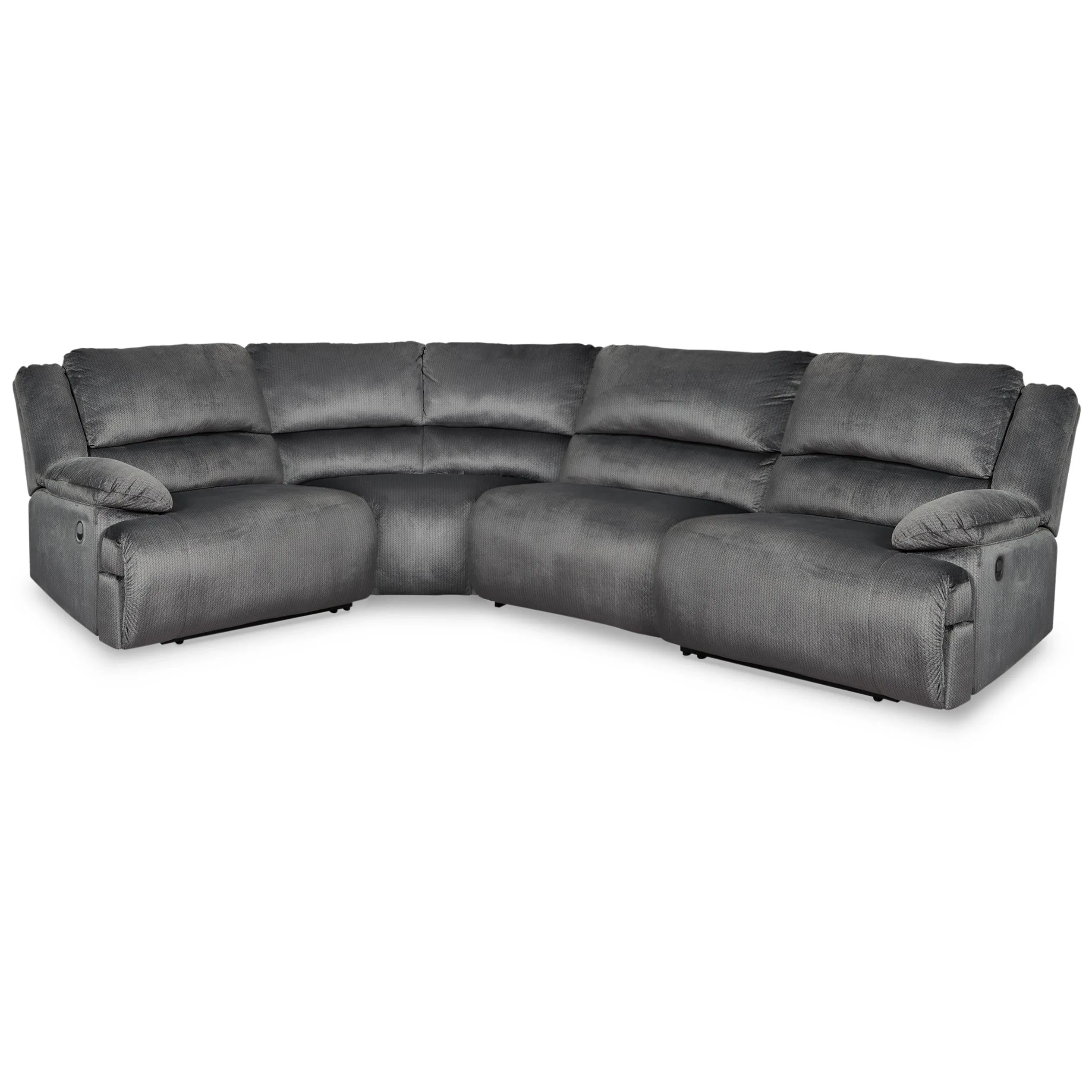 Signature Design by Ashley Clonmel Reclining Fabric 4 pc Sectional 3650540/3650577/3650546/3650541