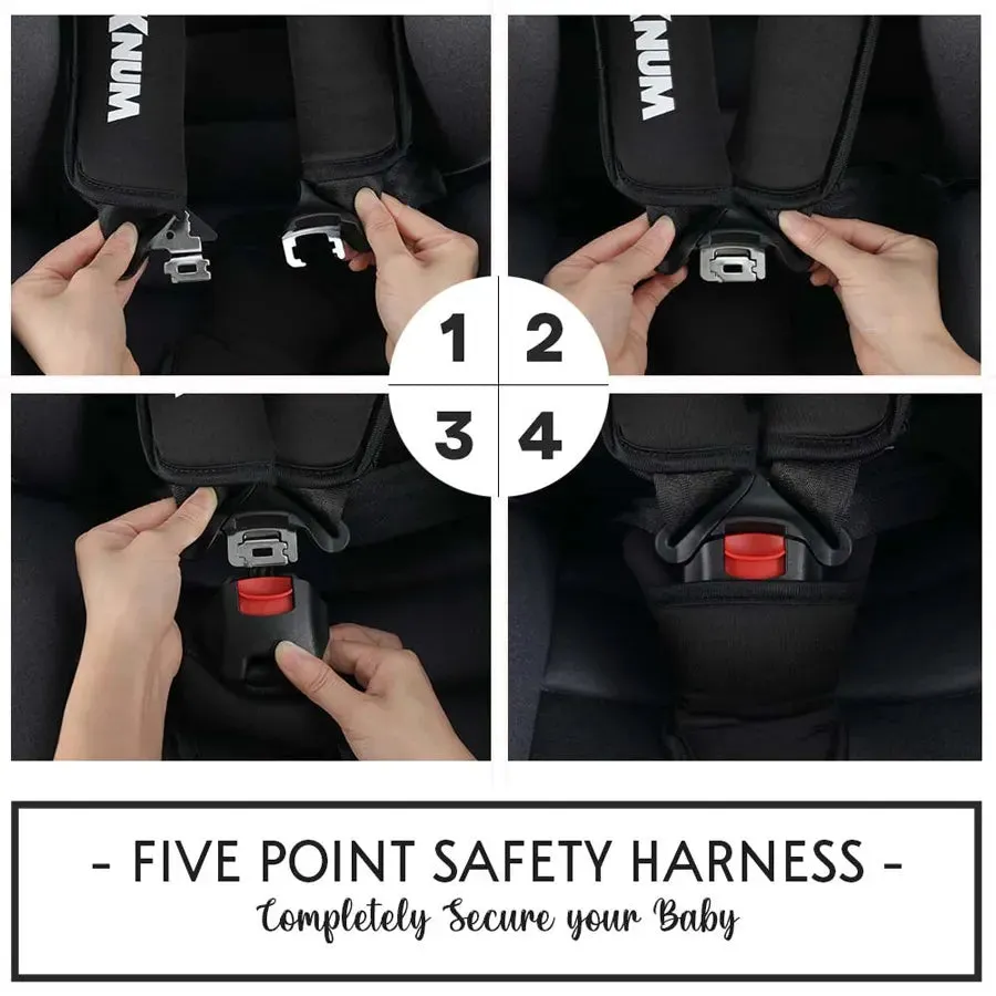 Teknum Nova Car Seat Group 1/2/3 (Black)