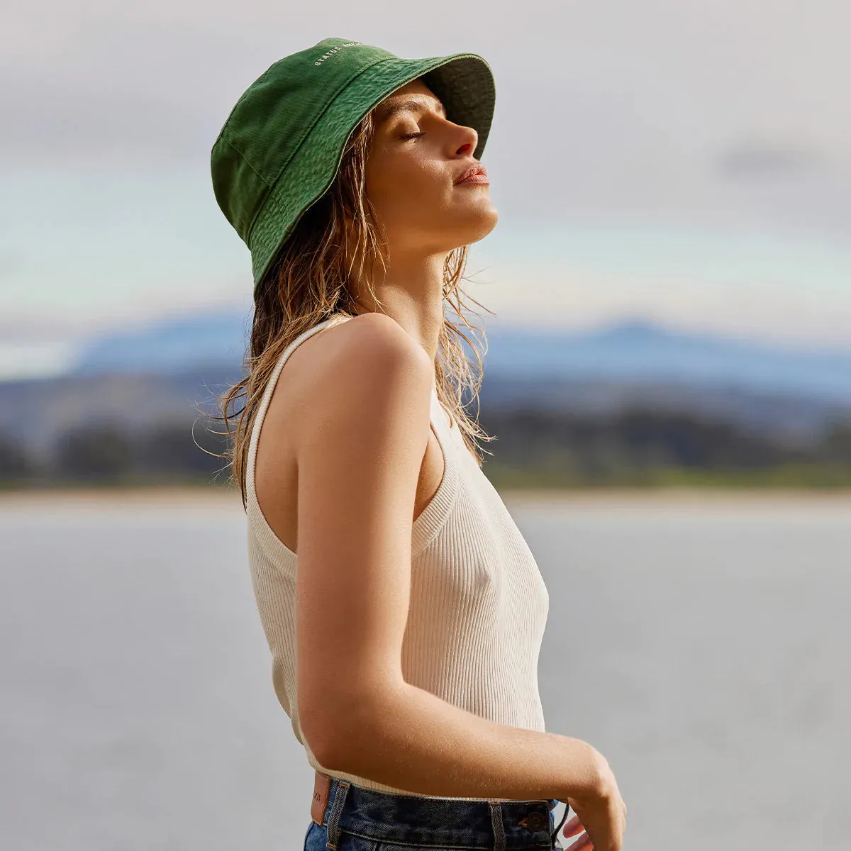 Time To Be Alive Hat in Green