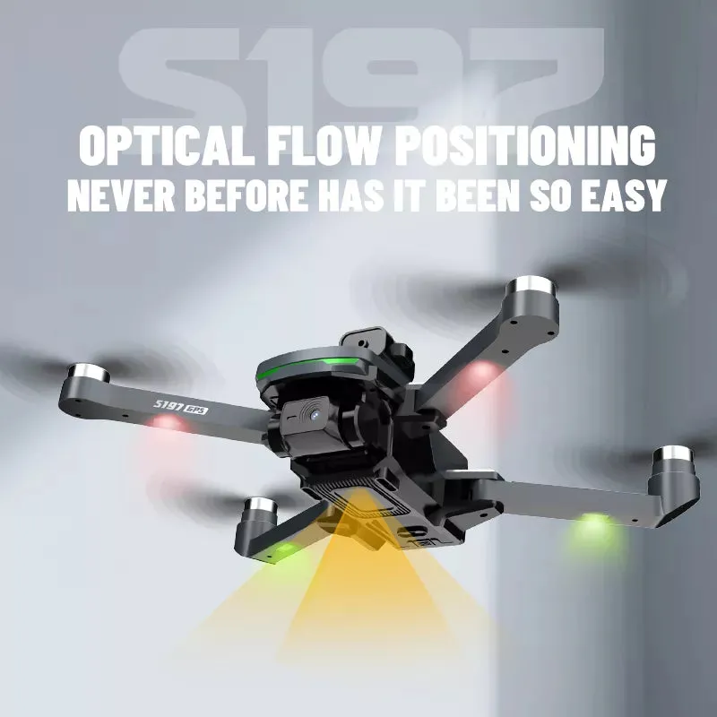 ToySky S197 Drone HD Camera Intelligent Obstacle Avoidance 5G GPS Quadcopter with Screen Remote Control