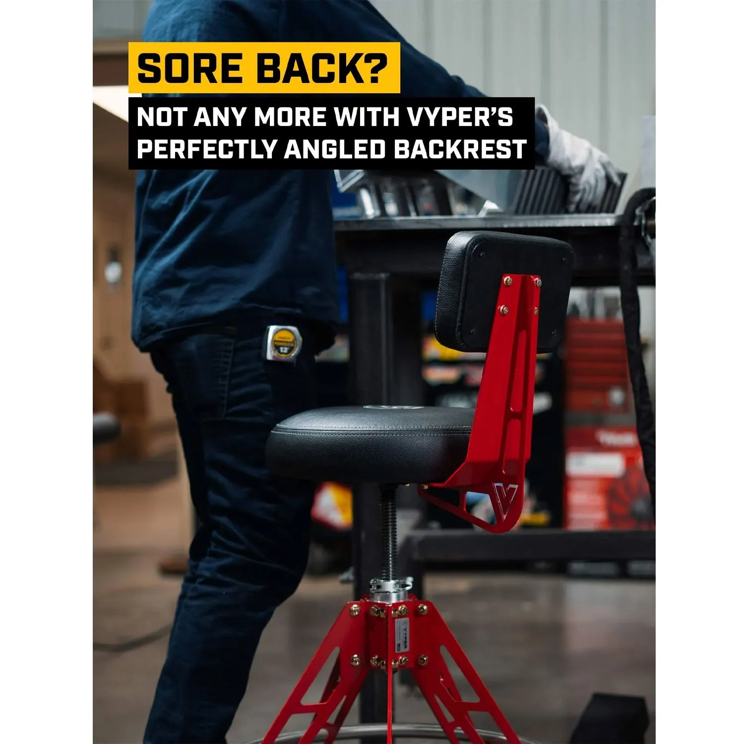 Vyper Elevated Robust Steel Max Detailing Seat