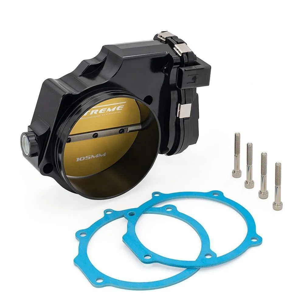 Xtreme 105 mm DBW Throttle Body Black - 2015  Dodge Hellcat & Jeep Trackhawk