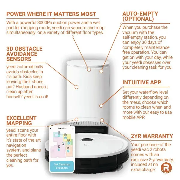 yeedi Vac 2 Robot Vacuum & Mop
